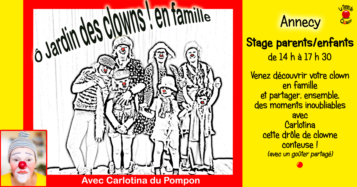 Ô Jardin des clowns ! en famille