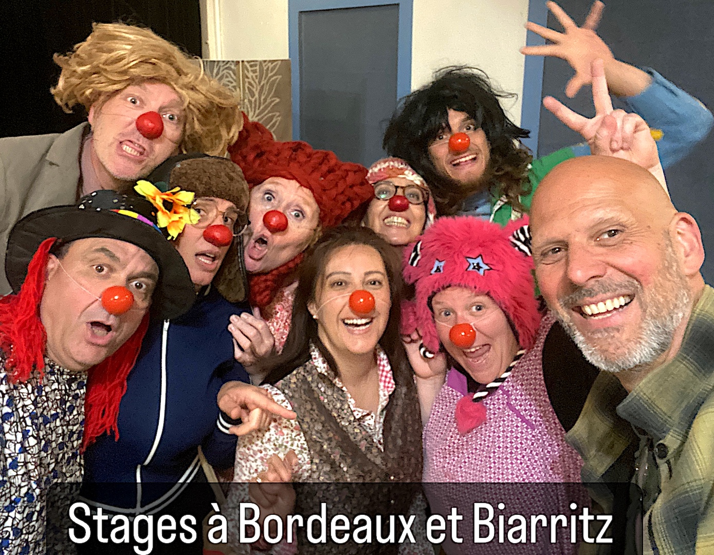 Stage clown à Bordeaux avec Ezec Le Floc'h octobre