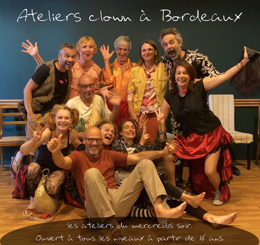 Stage clown à Bordeaux avec Ezec Le Floc'h novembre