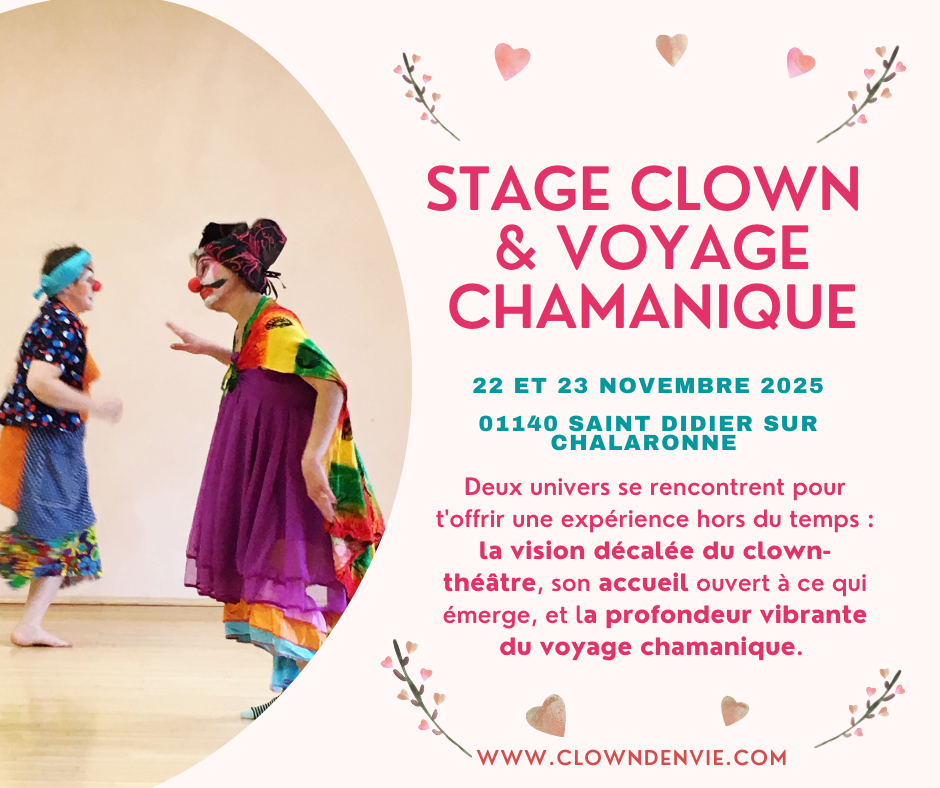 stage clown et voyage chamanique www.clowndenvie.com